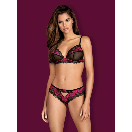 Ensemble Tulia 2 Pièces Noir-Rose