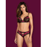 Ensemble Tulia 2 Pièces Noir-Rose