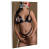 Ensemble Soutien-Gorge et String ouvert Lolita Noir