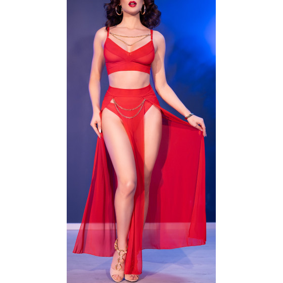 Ensemble 3 Pièces Celia Rouge