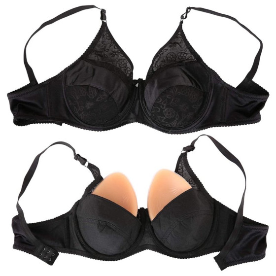 Bra Special Breast Prosthesis Brace Black