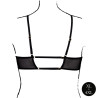 Soutien-Gorge Transparent Grande Taille Bravia Noir