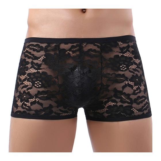 Boxer en dentelle Joao Noir