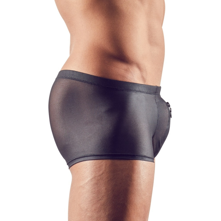 Shorty sexy à zip Hileo Noir
