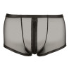 Shorty sexy à zip Hileo Noir