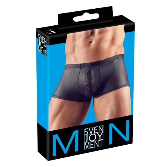 Shorty sexy à zip Hileo Noir