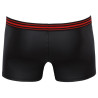 Boxer avec zip Tillio Noir-Rouge