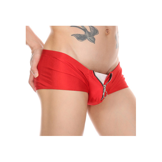 Shorty avec Zip Mino Rouge