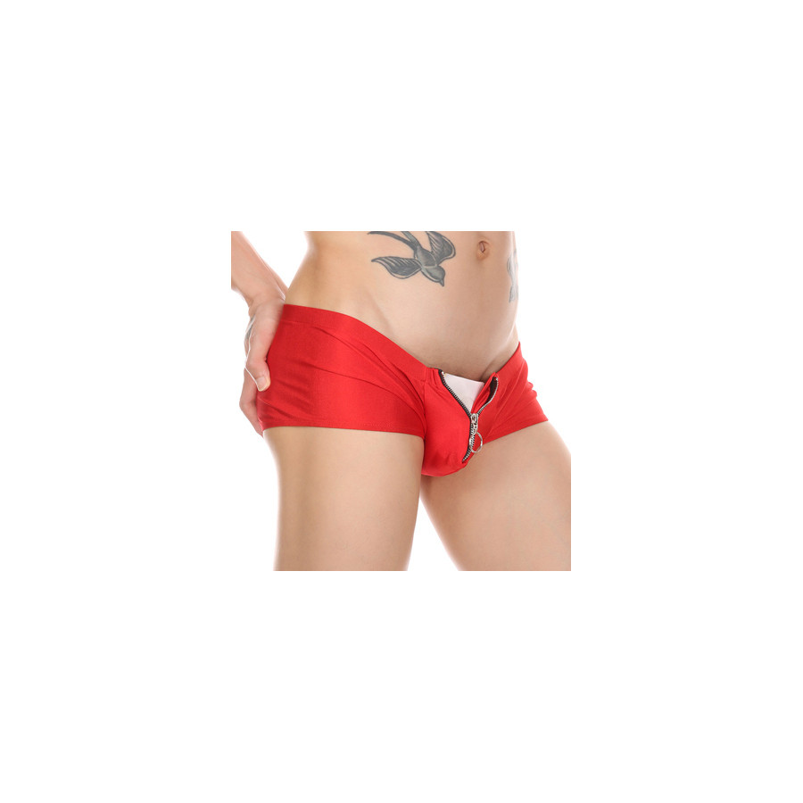 Shorty avec Zip Mino Rouge