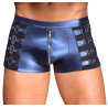 Boxer avec zip Eclino Bleu métallisé