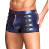 Boxer avec zip Eclino Bleu métallisé