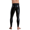 Legging en latex avec gaine pénis