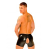 Short en Latex Coupe cycliste avec Zip