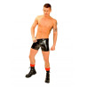 Short en Latex Coupe cycliste avec Zip