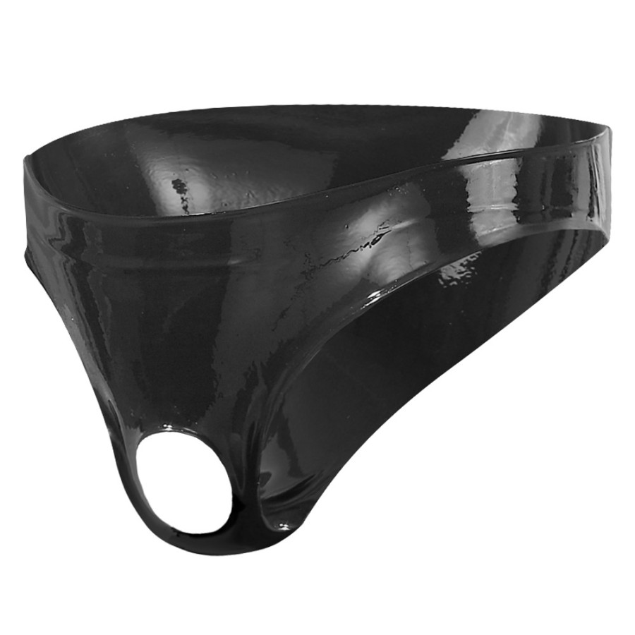 Slip en latex avec Ouverture à l'avant