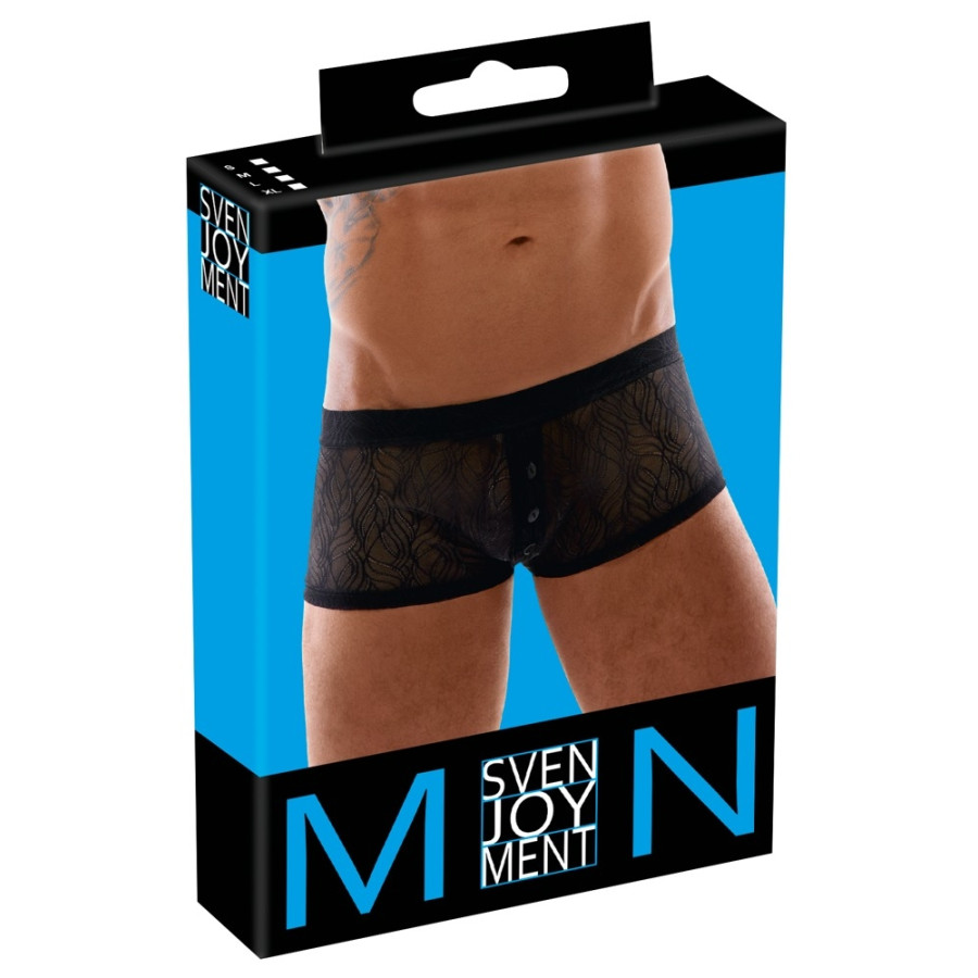 Boxer avec boutons Tunio Noir
