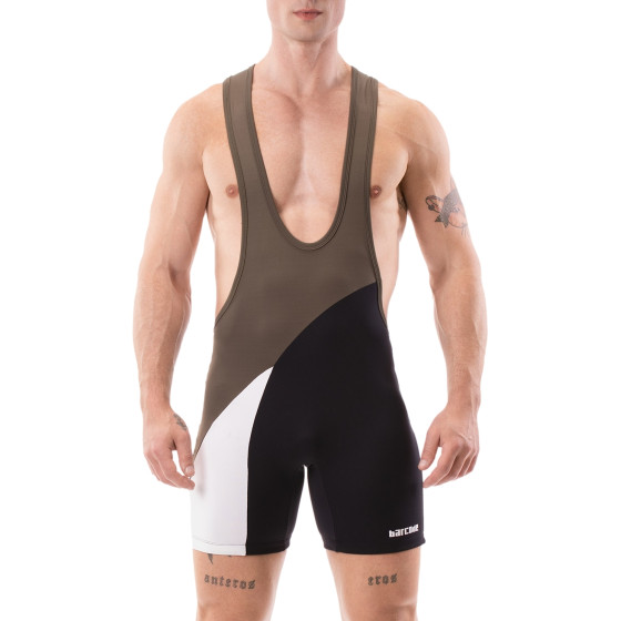 Body Singlet Luckenwalde Kaki-Noir-Blanc