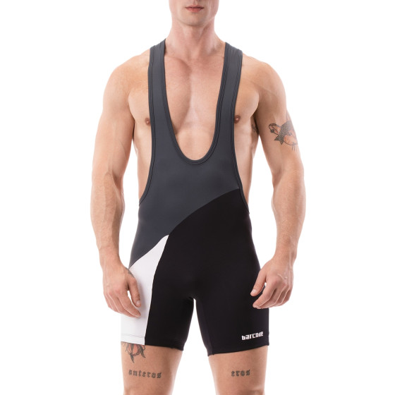 Body Singlet Luckenwalde Anthracite-Noir-Blanc