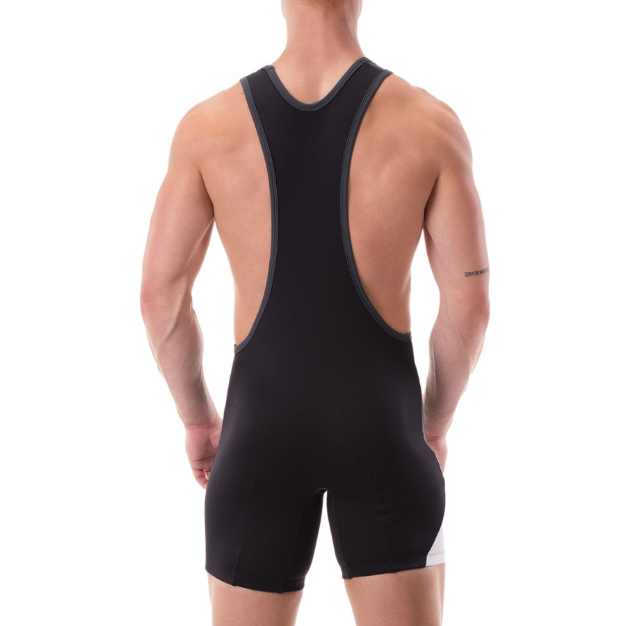 Body Singlet Luckenwalde Anthracite-Noir-Blanc