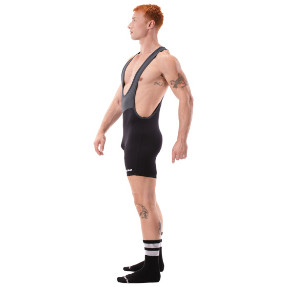 Body Singlet Luckenwalde Anthracite-Noir-Blanc