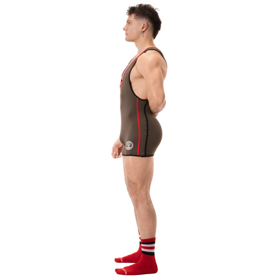 Combi Singlet Allan Kaki-Rouge