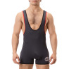 Combi Singlet Allan Anthracite-Rouge