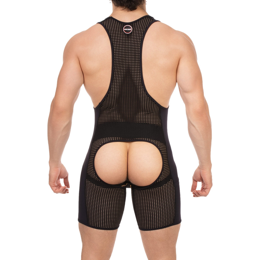 Body Backless Krish Noir-Jaune