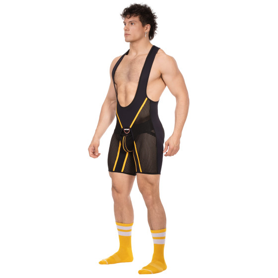 Body Backless Krish Noir-Jaune
