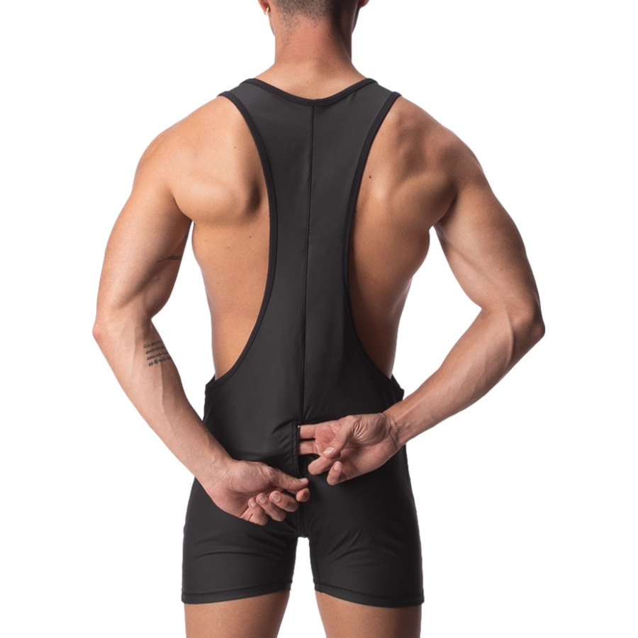 Body Singlet avec Zip Dick Noir