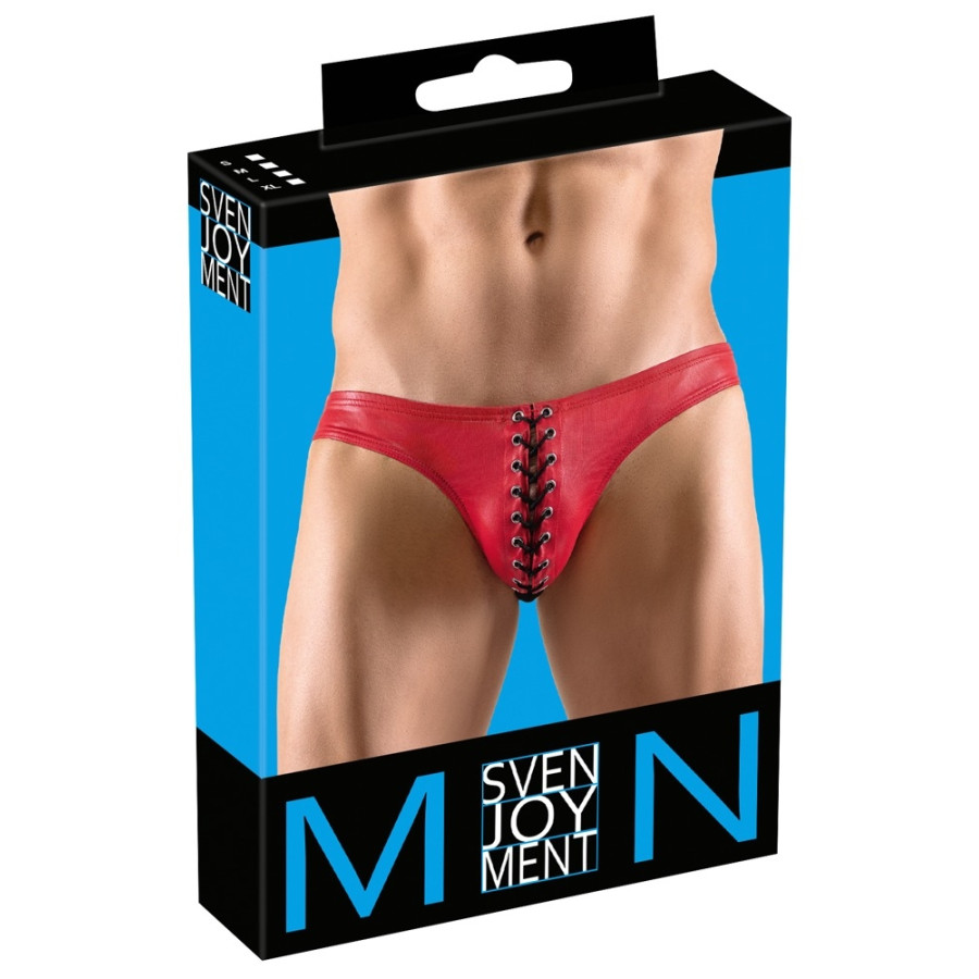 Slip avec cordon Zonio Rouge