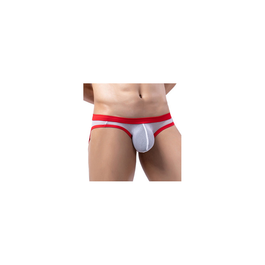 Slip Clipo Blanc-Rouge