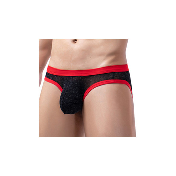 Slip Clipo Noir-Rouge