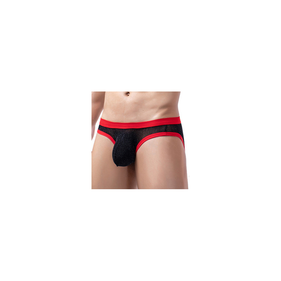 Slip Clipo Noir-Rouge