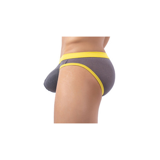 Slip Clipo Gris-jaune
