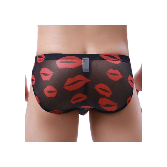 Slip Trompe Kiss Lips Noir