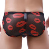 Slip Trompe Kiss Lips Noir