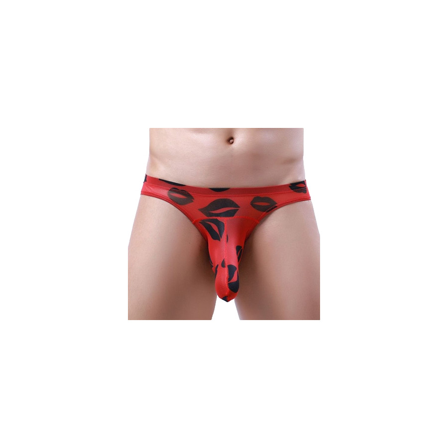 Slip Trompe KISS LIPS Rouge