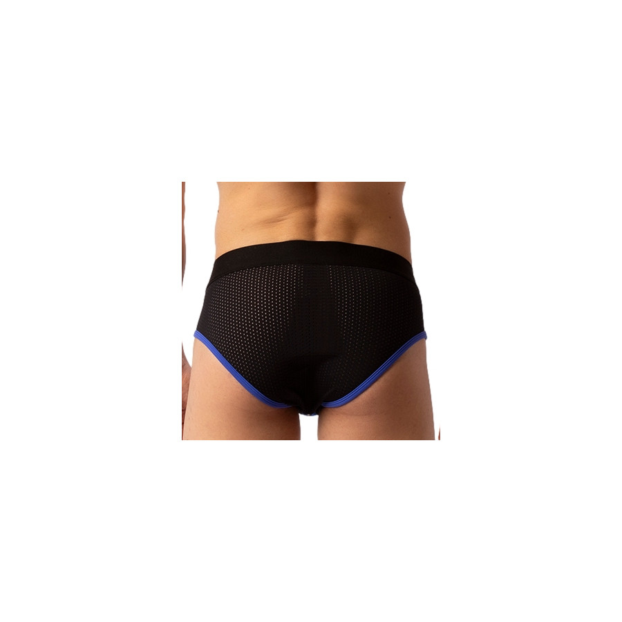 Slip Sicile Noir-Bleu