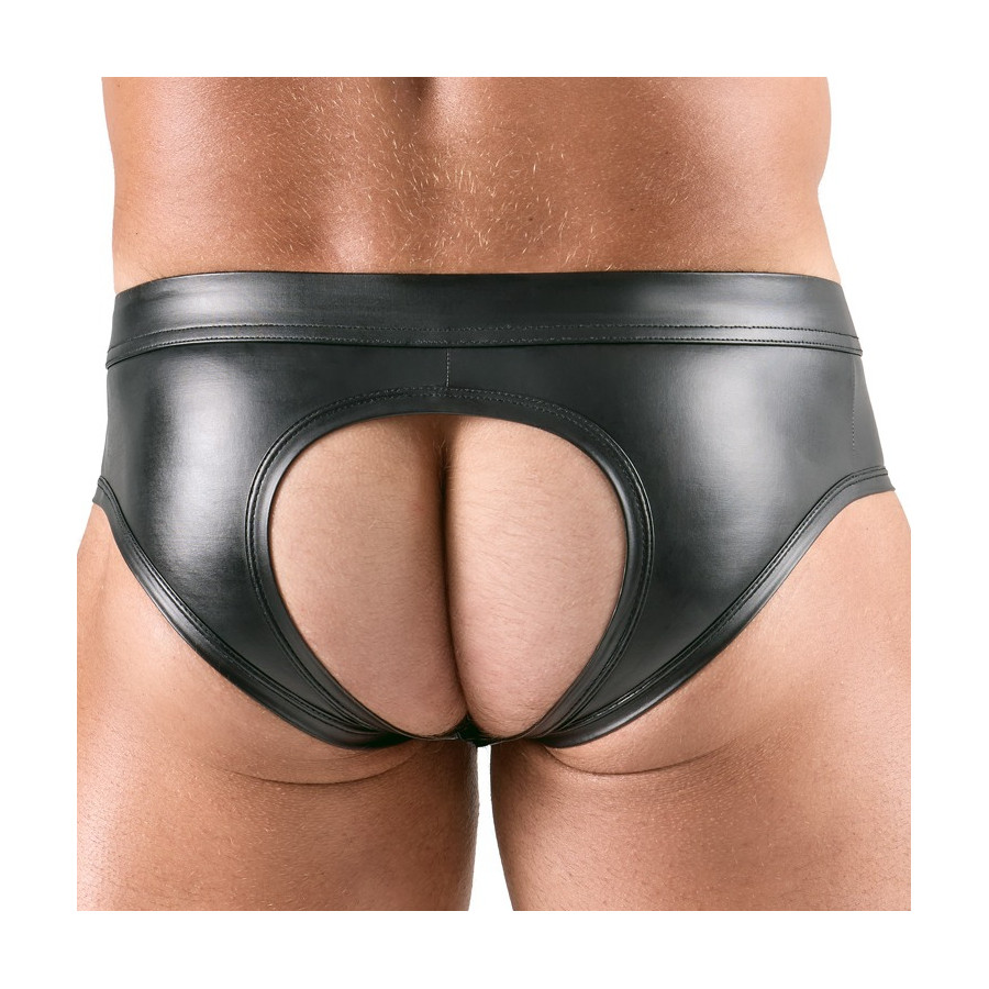Maten sexy open briefs Black
