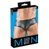 Slip sexy ouvert Maten Noir