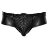 Slip sexy ouvert Maten Noir