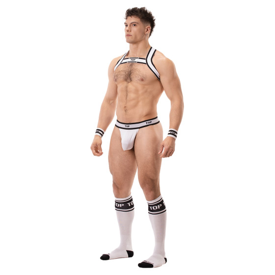 String Cache-sexe Top Blanc