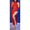 Robe Longue PAOLINA Rouge