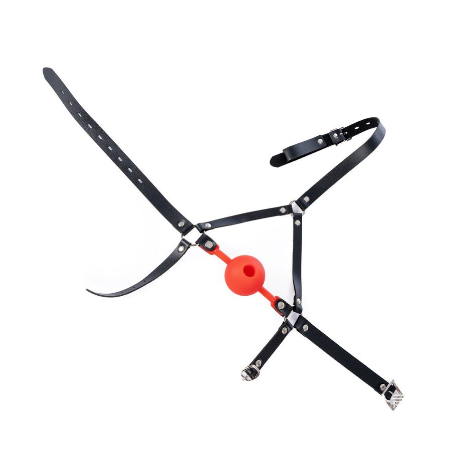 Bâillon-Boule percé Enjoy Wax 49mm Rouge