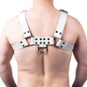 Harnais en cuir Buckle Blanc