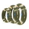 Pack 3 Cockrings Silimix Vert Army