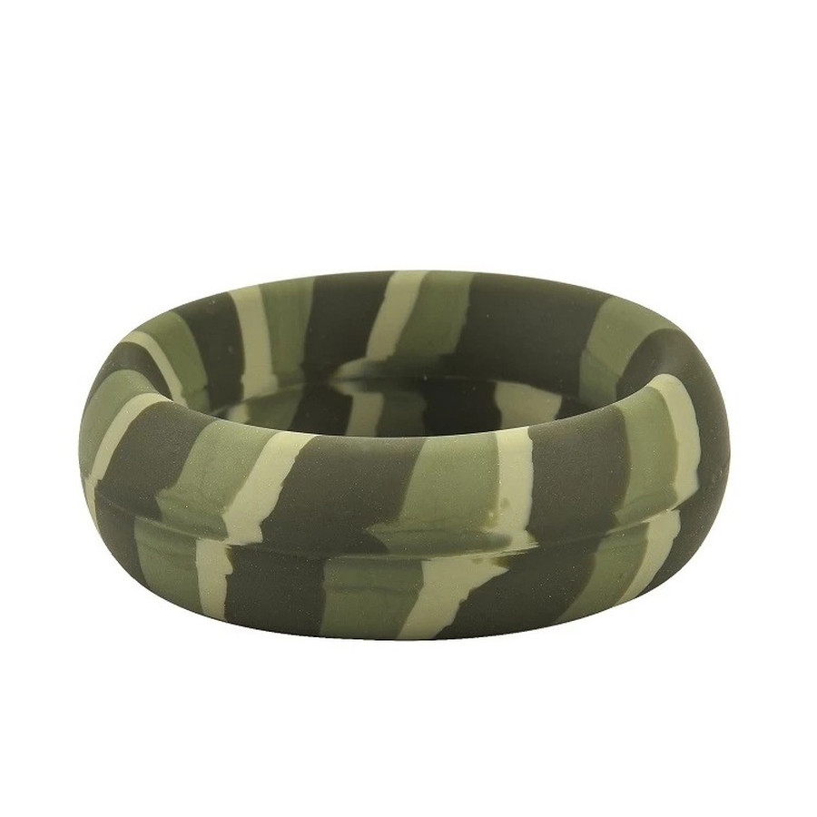 Pack 3 Cockrings Silimix Vert Army