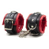 Kit Barre de maintien Collier et Menottes Simply Dom Rouge et Noir