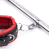 Kit Barre de maintien Collier et Menottes Simply Dom Rouge et Noir