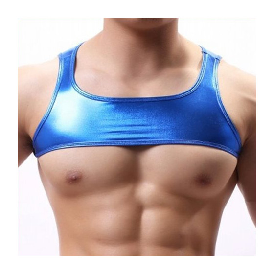 Crop court BRIGHT Bleu